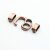 5 Antique Copper Hook Bracelet Clasp Sets