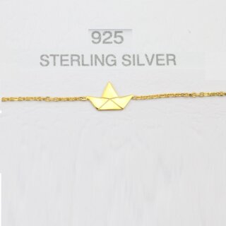 925 Silber 18k Gold Vergoldet