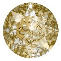 327 Crystal Gold Patina